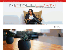 Tablet Screenshot of natalielewin.com